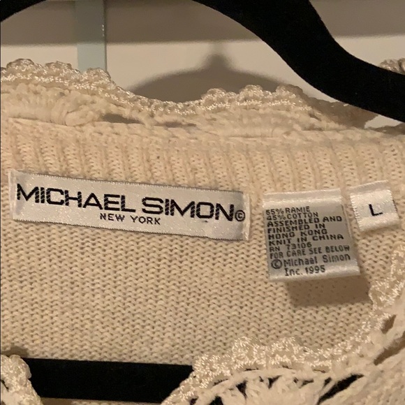 VINTAGE MICHAEL SIMON CARDIGAN - Picture 3 of 6